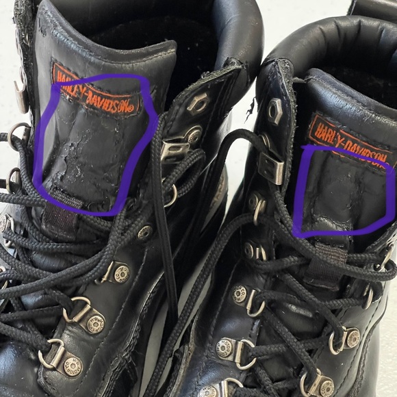 Harley-Davidson Black Hiking Riding Boots - Picture 10 of 15